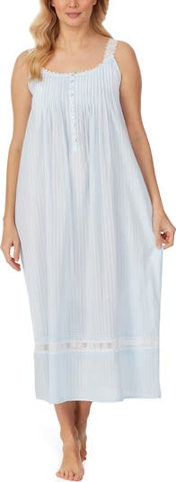 Sleeveless Cotton Nightgown