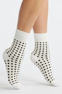 Stems Polka Dot Crew Socks