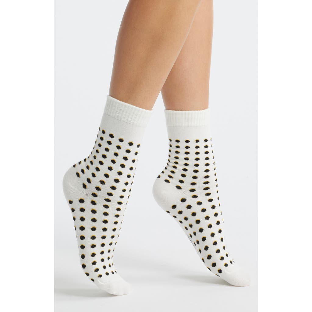 Stems Polka Dot Crew Socks In Multi