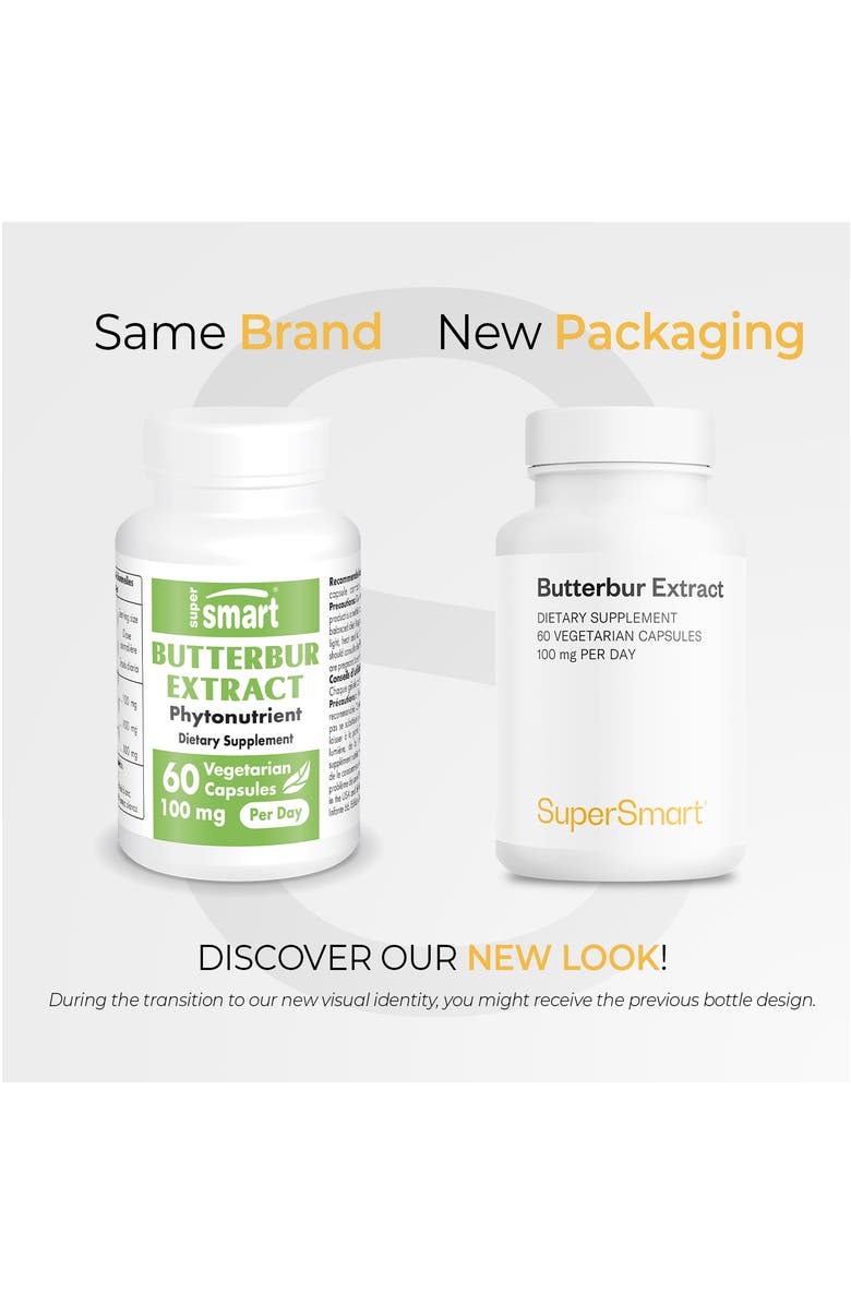 SuperSmart Butterbur Extract, Alternate, color, NO COLOR