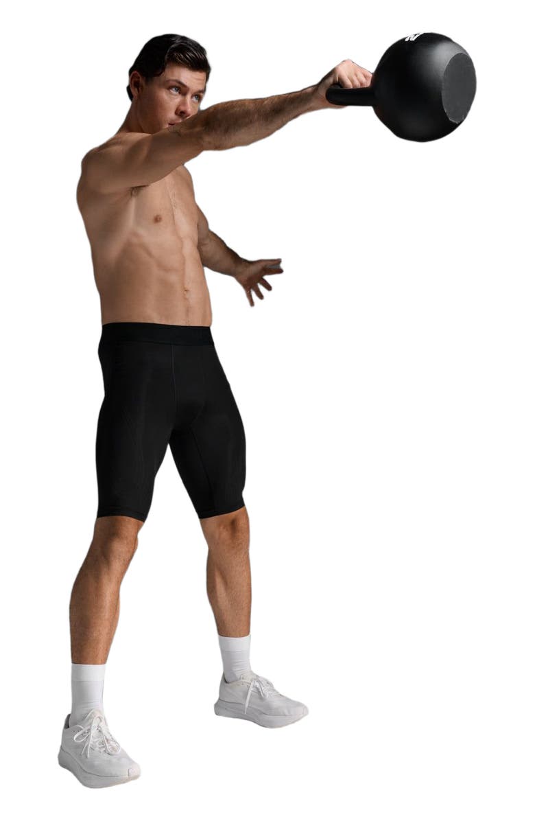 2XU Force Compression Shorts, Alternate, color, Black/Nero