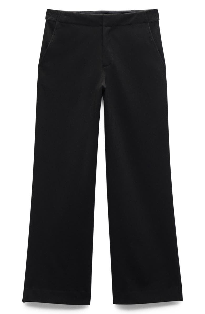 rag & bone Irina Ponte Wide Legs Pants, Alternate, color, Black
