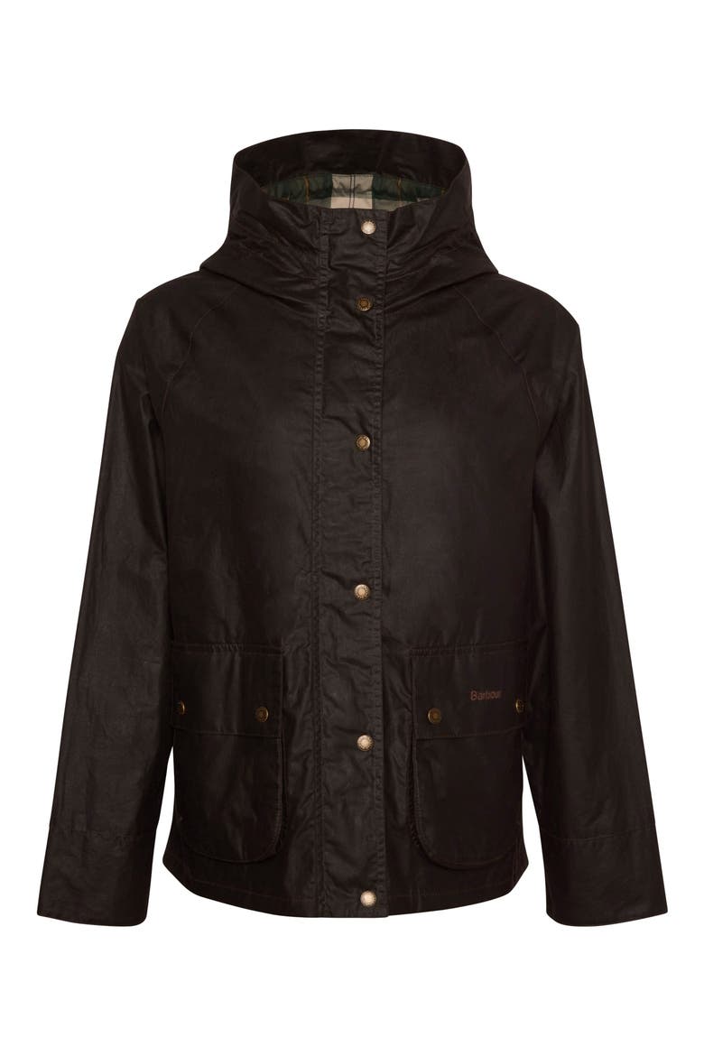 Hollies Waxed Water Repellent Jacket, Alternate, color, RUSTIC/ ANCIENT TARTAN