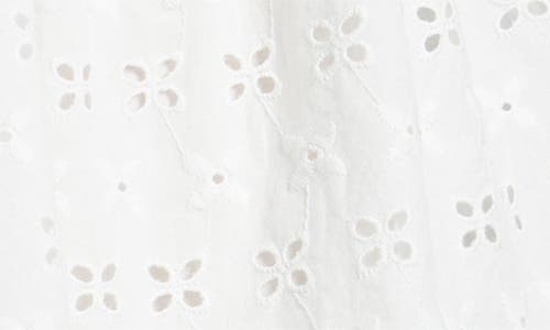 Bp. Pretty Cotton Eyelet Skort In White
