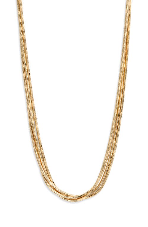 Nordstrom Layered Snake Chain Necklace