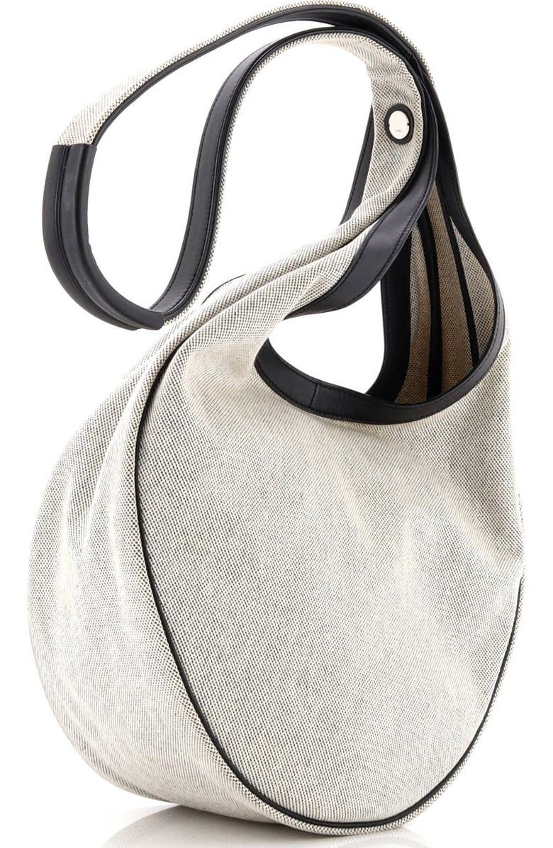 Pre-Owned Hermes Sac Luco Bag Canvas with Leather, Alternate, color,