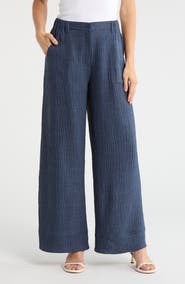 MAX STUDIO Easy Wide Leg Pants