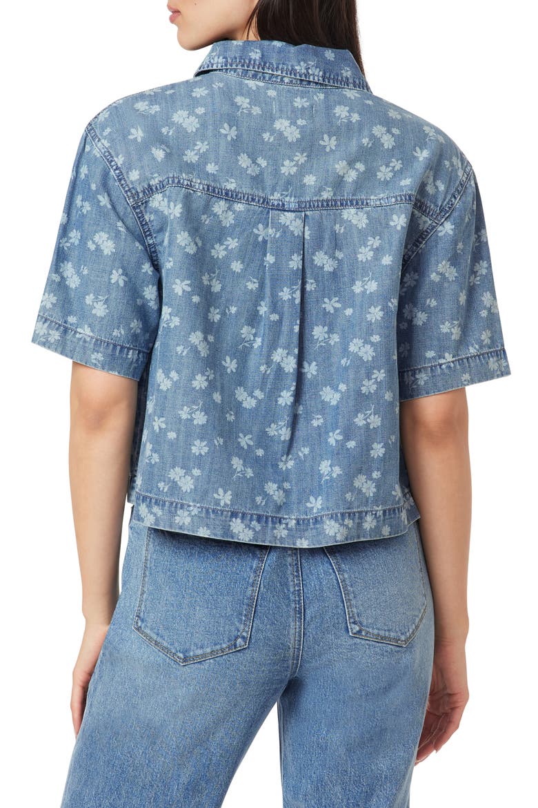 Embroidered Camp Shirt, Alternate, color, MORGAN