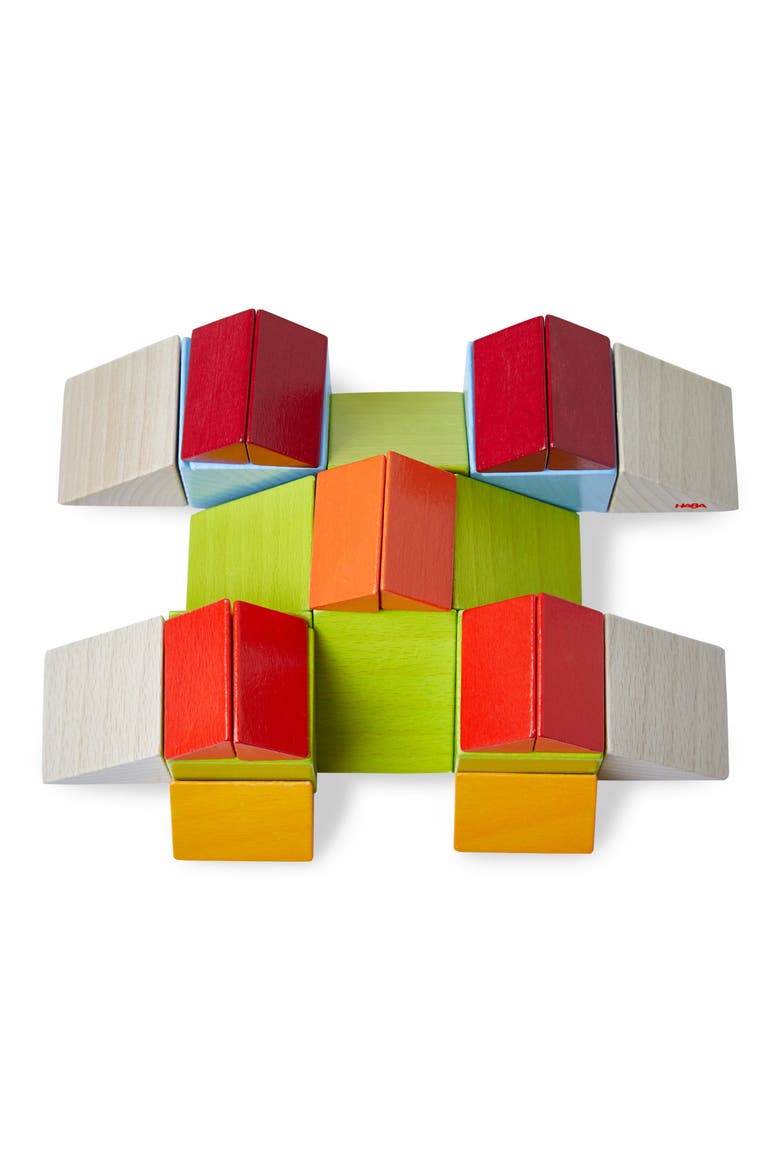 Mosaic 3D Wooden Arranging Game, Alternate, color, GREEN MULTI