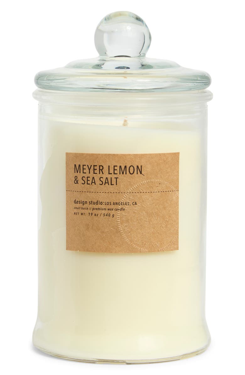 PORTOFINO CANDLES Meyer Lemon & Sea Salt, Main, color, Meyer Lemon N Sea Salt