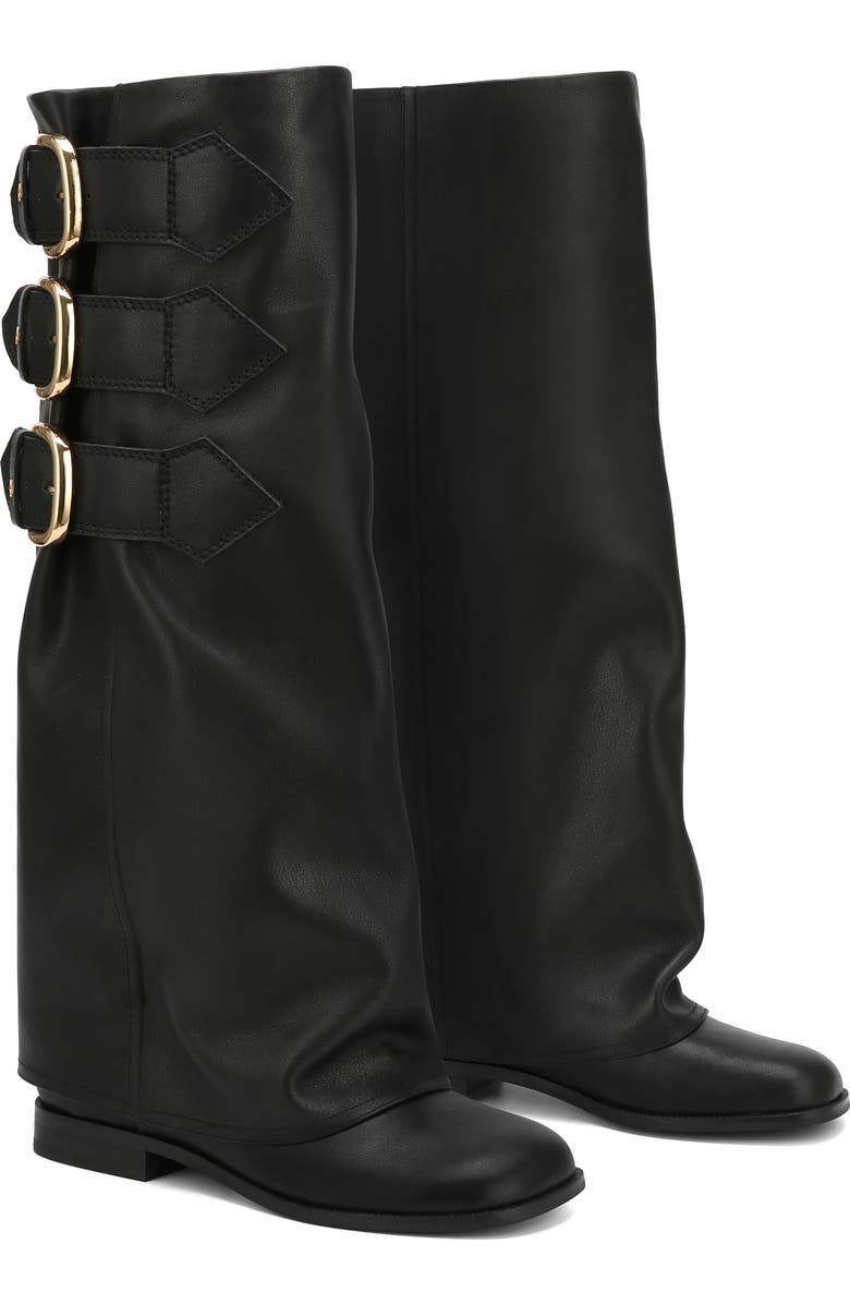 Naked Wolfe Anchor Leather Boot, Alternate, color, Black