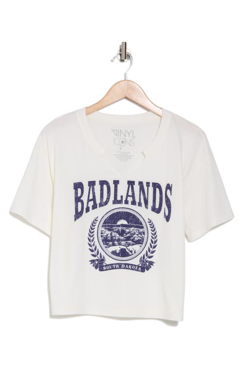 Vinyl Icons Badlands Notch Graphic T-shirt In Pink