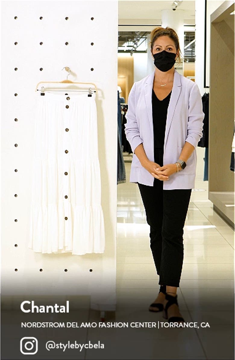 Easha Drape Maxi Skirt, sales video thumbnail