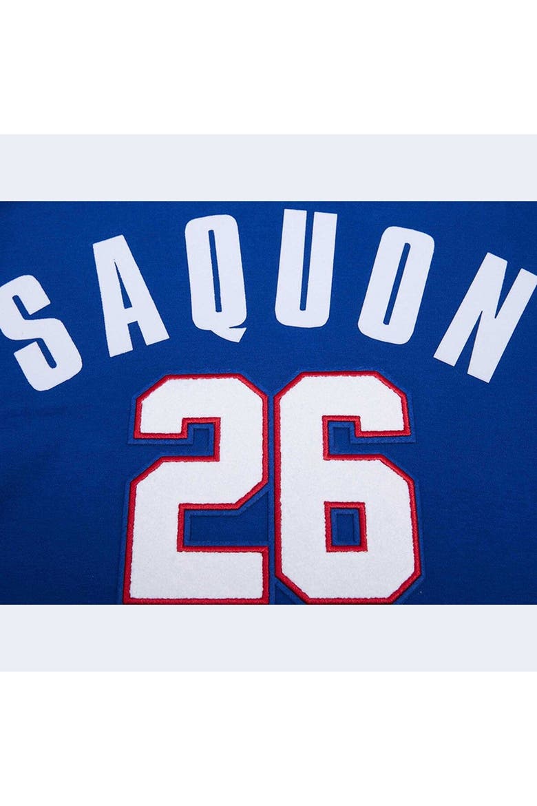 Men's Pro Standard Saquon Barkley Royal New York Giants Player Name & Number Hoodie T-Shirt, Alternate, color, Royal