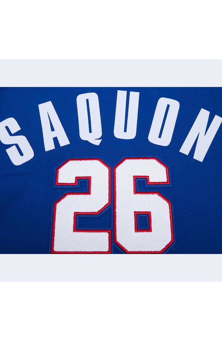 PRO STANDARD Men's Pro Standard Saquon Barkley Royal New York Giants Player Name & Number Hoodie T-Shirt, Alternate, color, 