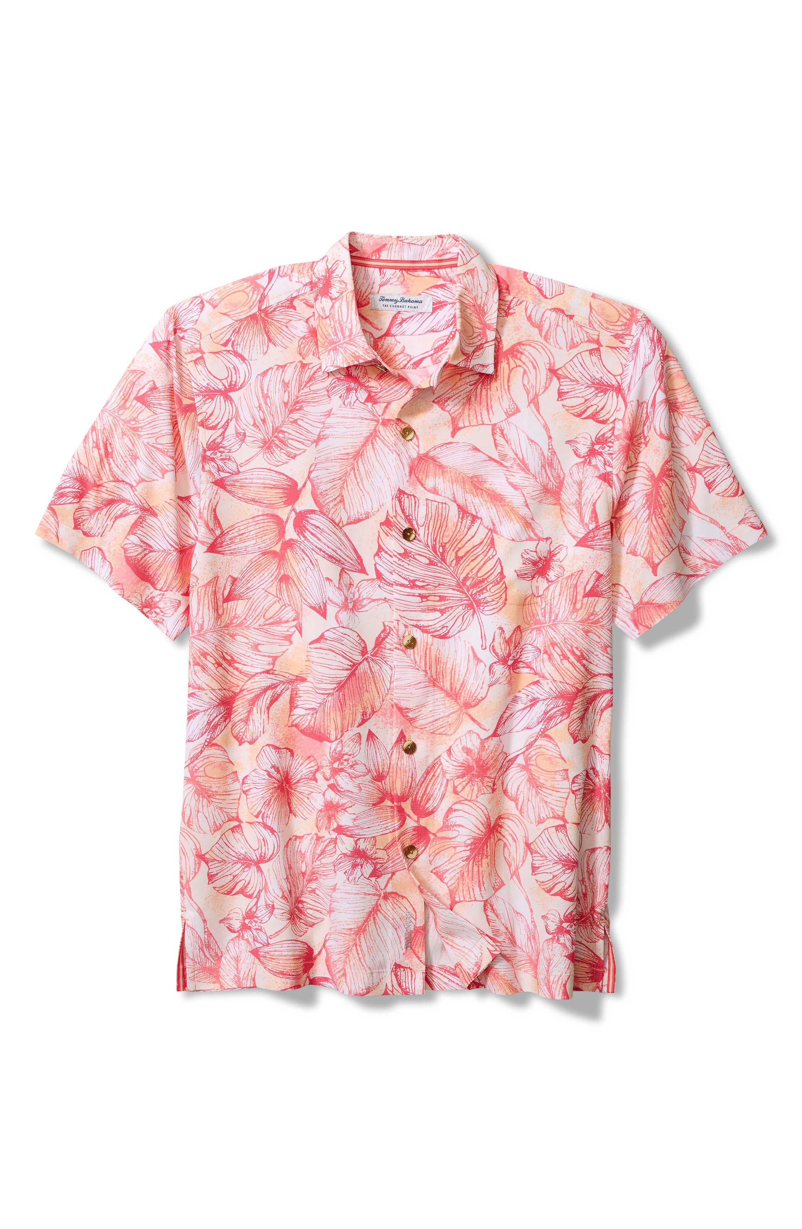 Tommy Bahama Coconut Point Coastal Cool Frond Escape IslandZone® Short Sleeve Button-Up Shirt