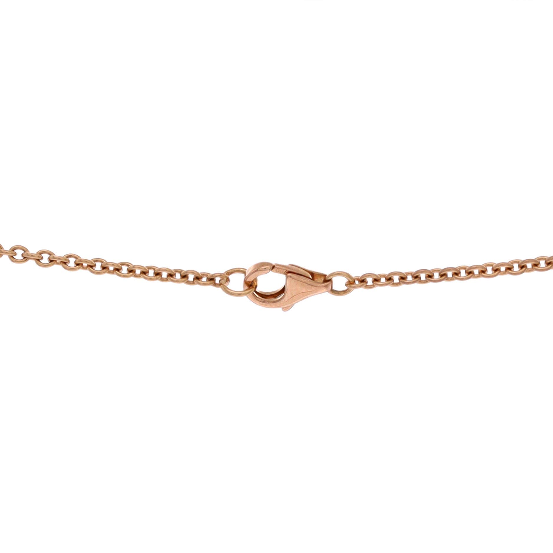 Love Interlocking Necklace 18K Rose Gold, Alternate, color, Metallic Gold
