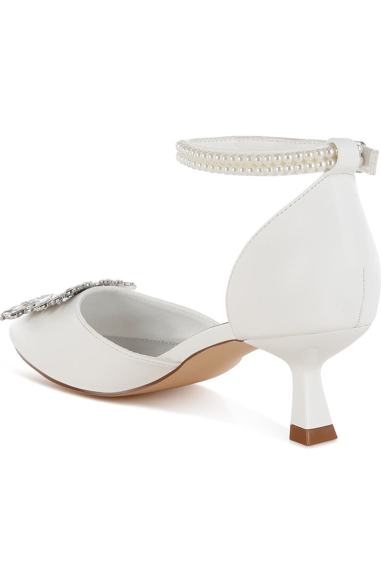 LONDON RAG Onkana Kitten Heel Sandal, Alternate, color, White