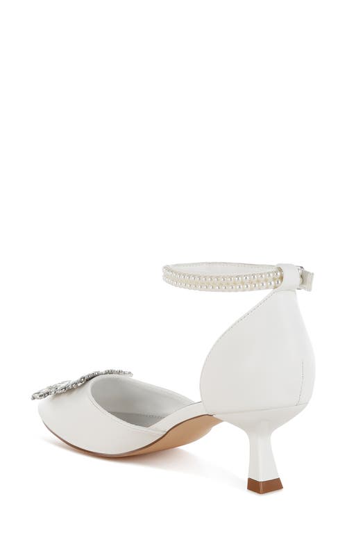 London Rag Onkana Kitten Heel Sandal In White