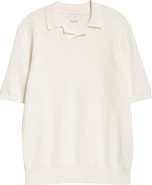 Eleventy Short Sleeve Polo Sweater