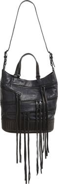 Ash 'Babe' Convertible Lambskin Leather Tote
