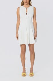 ASTR the Label Tristan Tie Front Sleeveless Flare Dress