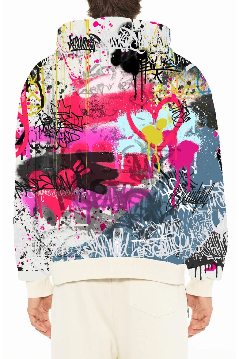 Graphic Hoodie, Alternate, color, ALL OVER PRINT