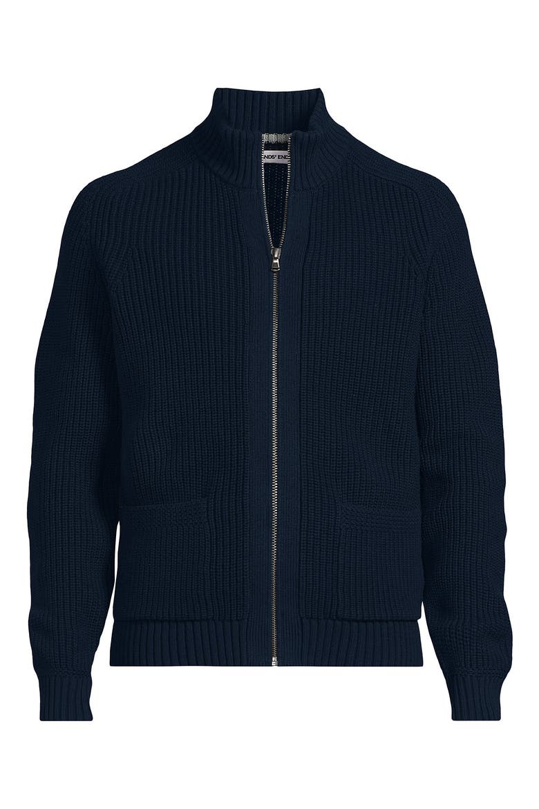 Long Sleeve Drifter Full Zip Cardigan Sweater, Alternate, color, Radiant Navy