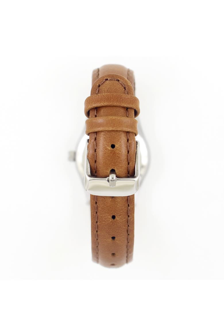 Nurses Sports Calendar Leather Watch- 25MM, Alternate, color, Brown