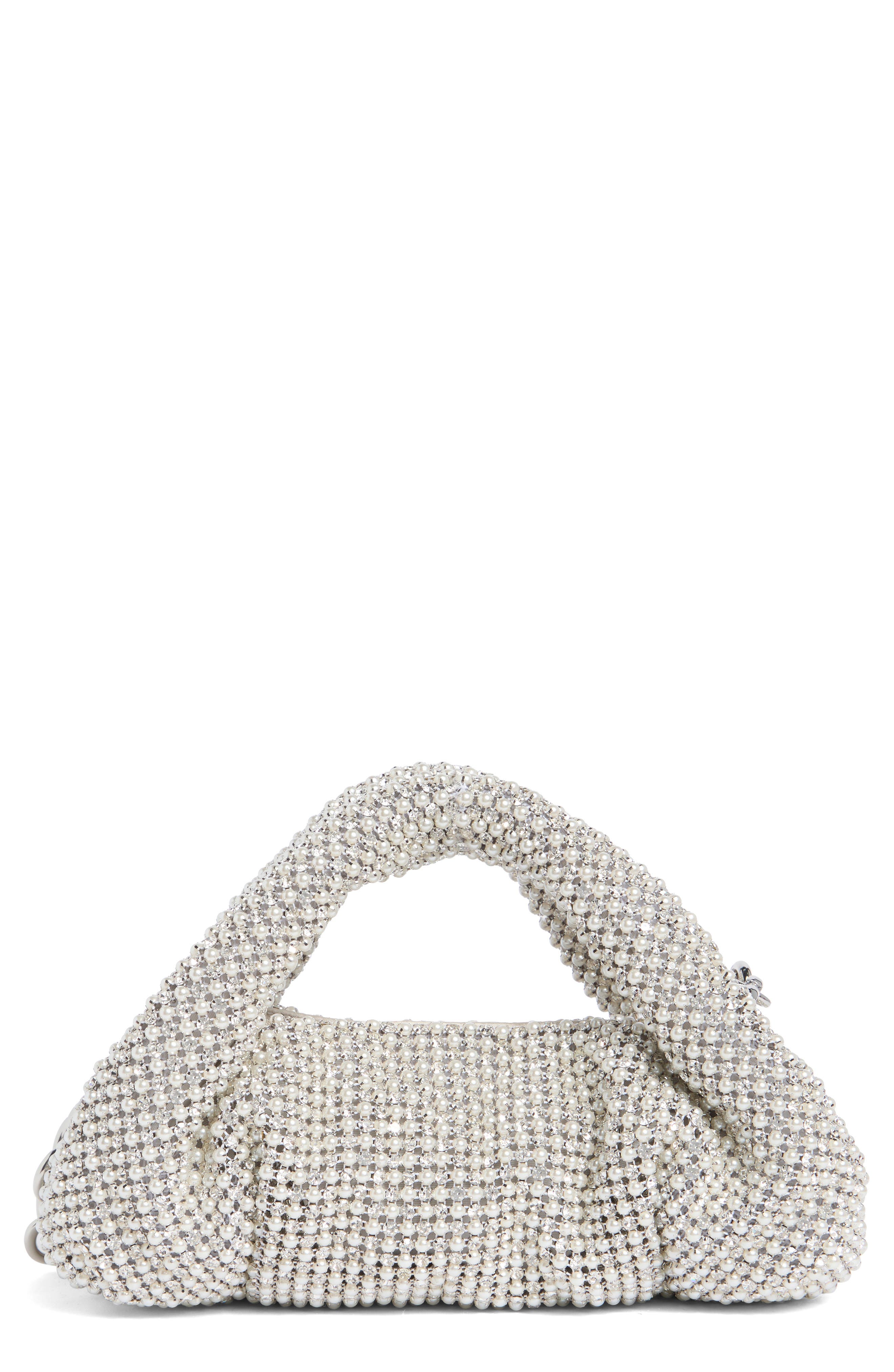 Stuart Weitzman The Moda Crystal Mini Tote Bag