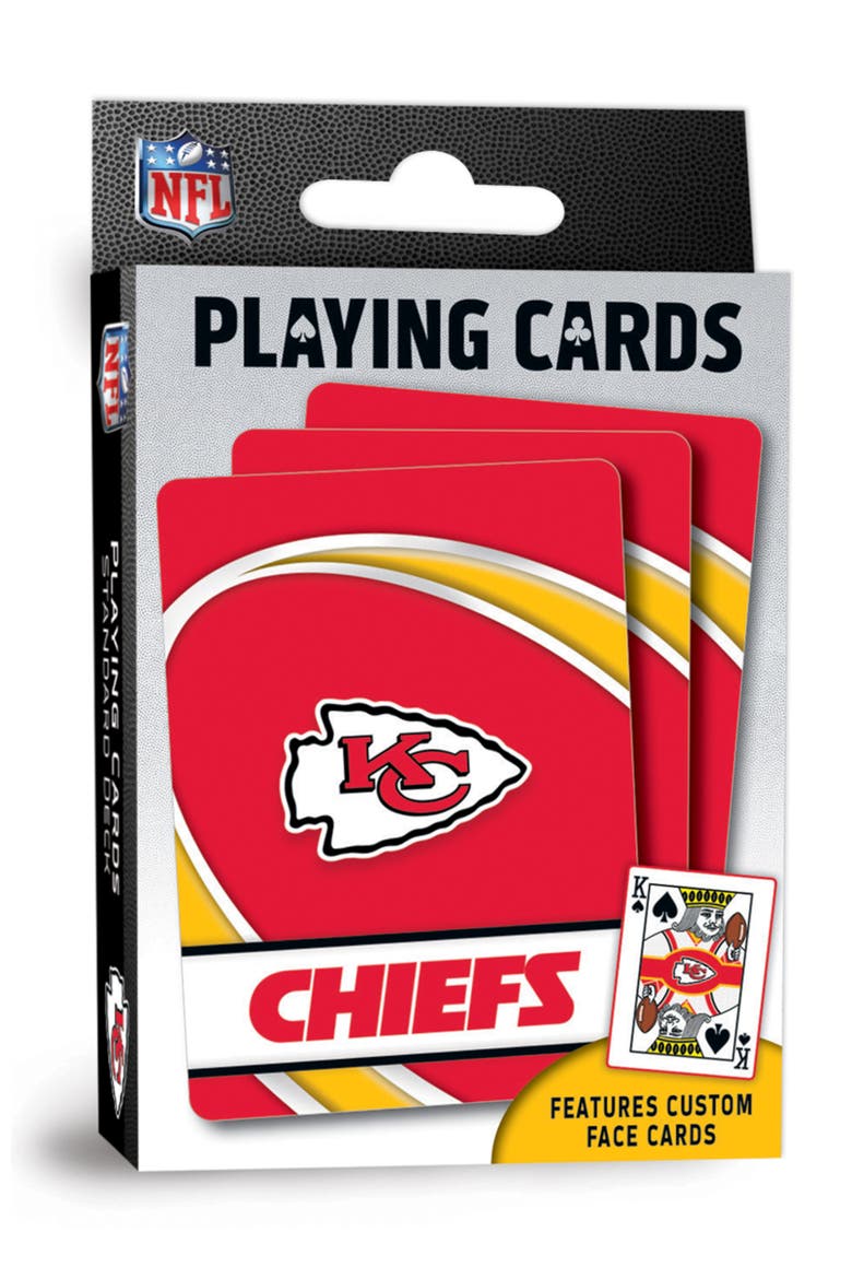 Kansas City Chiefs Playing Cards, Main, color, Multicolor