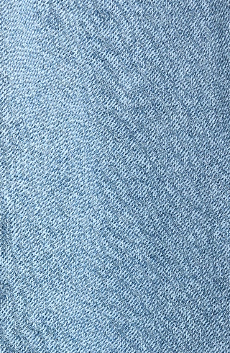 Steve Madden Blu Short Sleeve Denim Jacket, Alternate, color, Indigo Blue