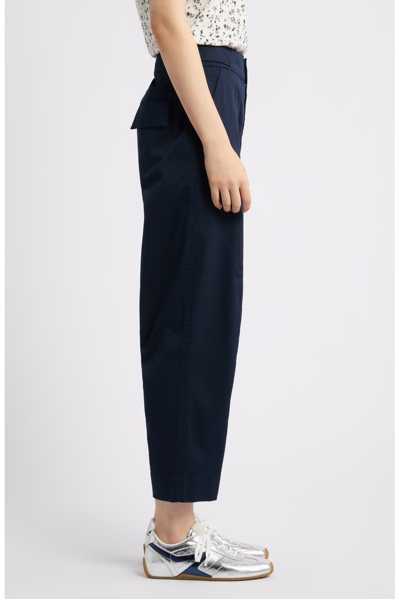 Anita Stretch Cotton Ankle Pants, Alternate, color, SALUTE