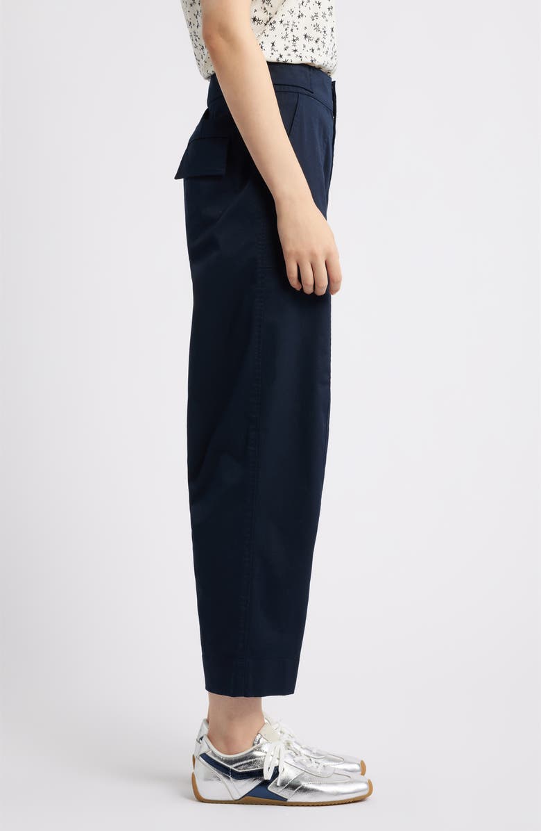 rag & bone Anita Stretch Cotton Ankle Pants, Alternate, color, Salute