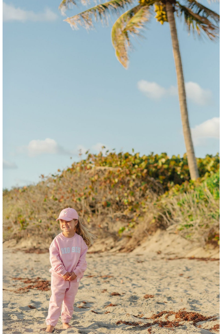 Big Sis Sweatshirt, Alternate, color, Pink/White