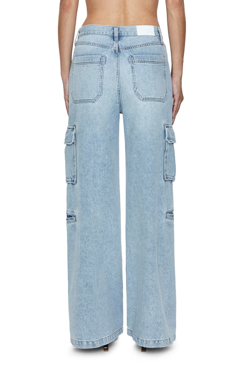 Pistola Milo Utility Wide Leg Cargo Jeans, Alternate, color, 