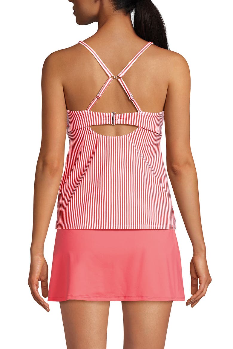 Lifting Tankini, Alternate, color, Wood Lily Mini Stripe
