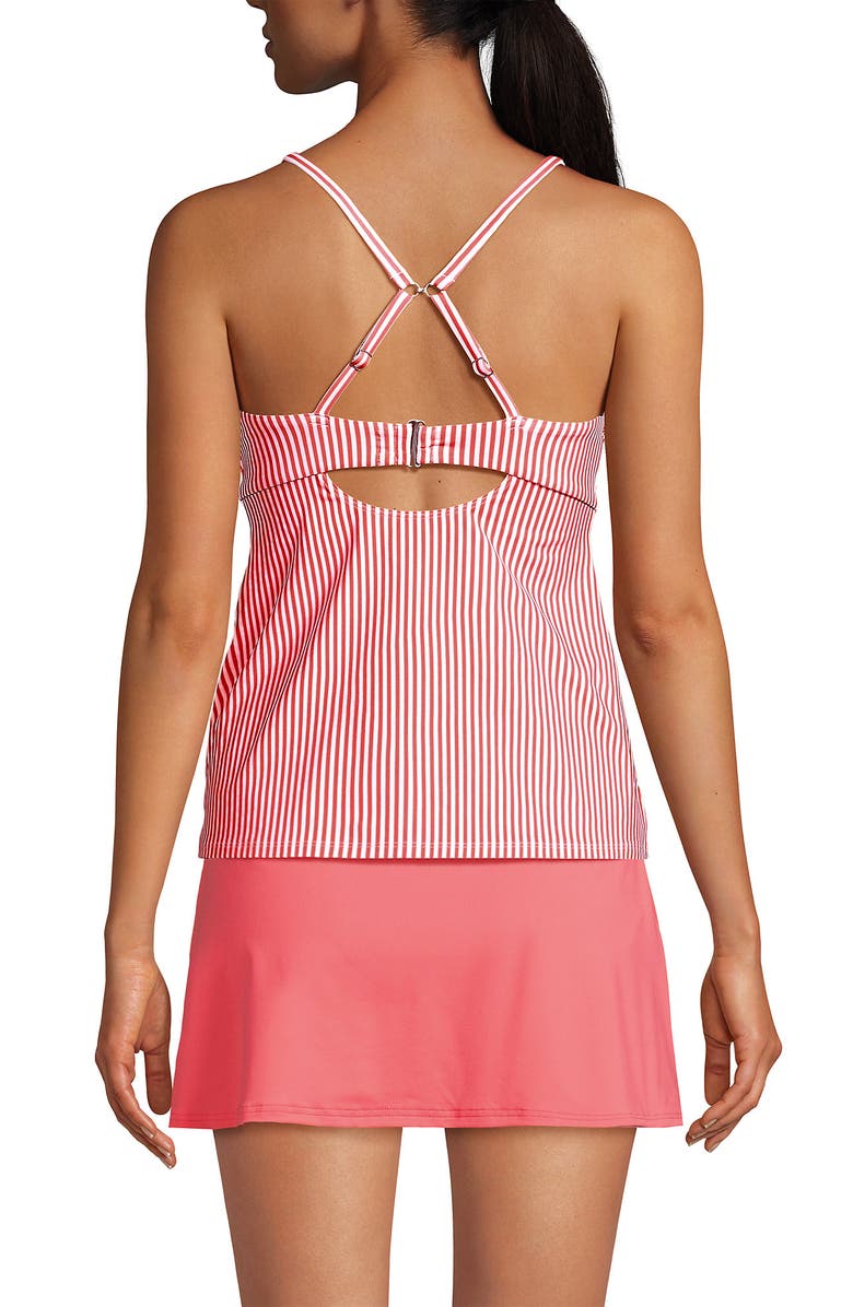 Lands' End Lifting Tankini, Alternate, color, Wood Lily Mini Stripe