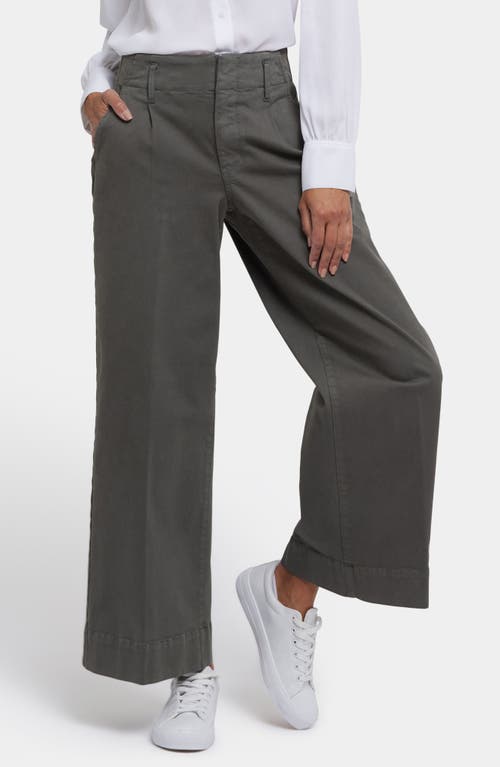 Nydj Mona Wide Leg Pants In Green