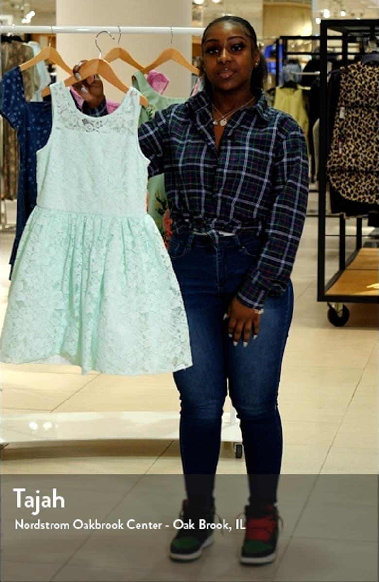 Kids' Sleeveless Lace Dress, sales video thumbnail