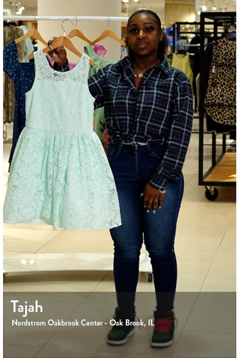 Kids' Sleeveless Lace Dress video