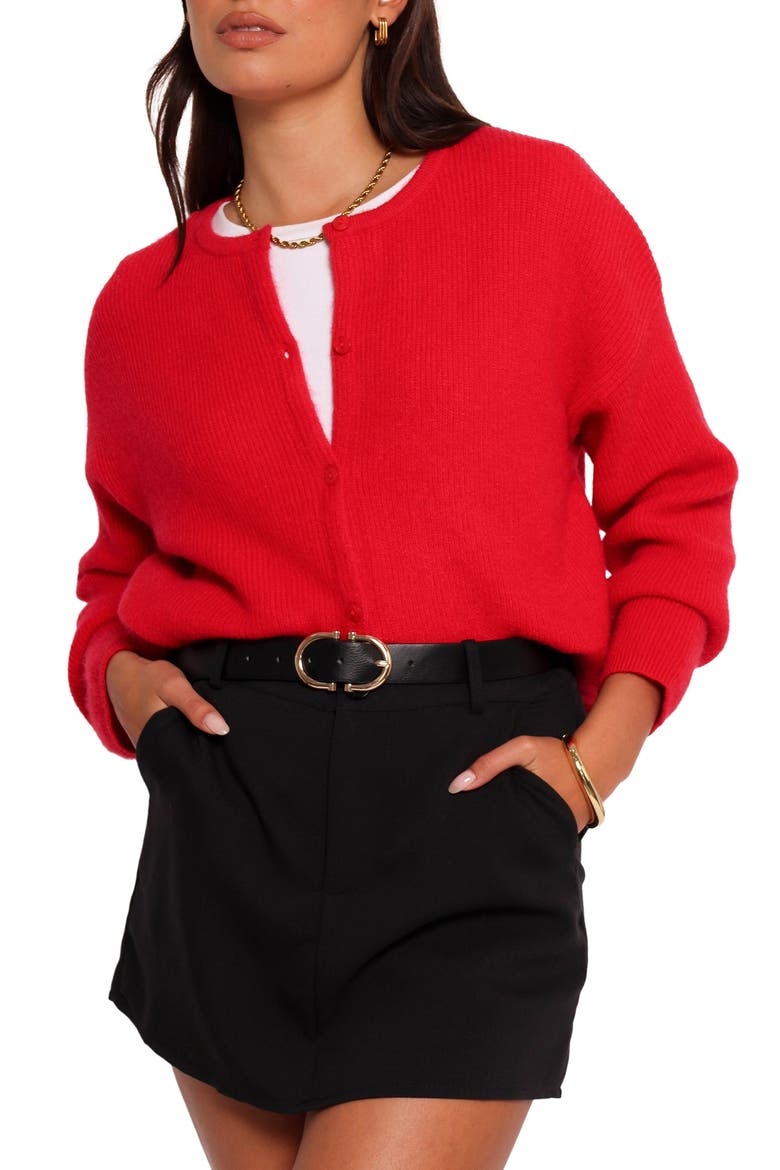 Astor Cardigan, Main, color, RED