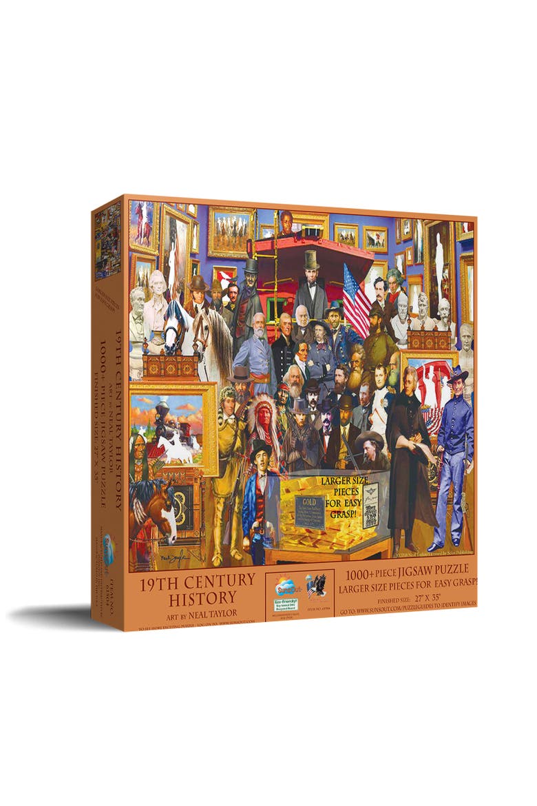 19th Century History 1000 piece Jigsaw Puzzle for Adults Large Pieces, Main, color, Multicolor