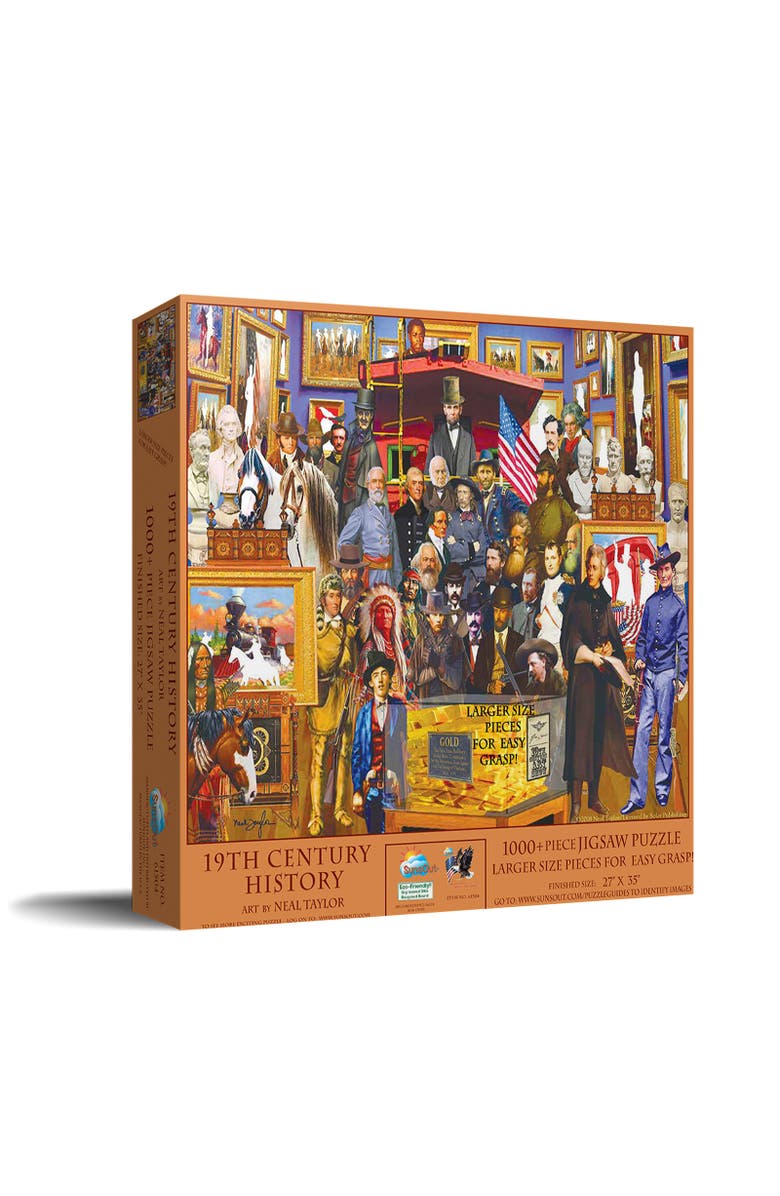 Sunsout 19th Century History 1000 piece Jigsaw Puzzle for Adults Large Pieces, Main, color, Multicolor