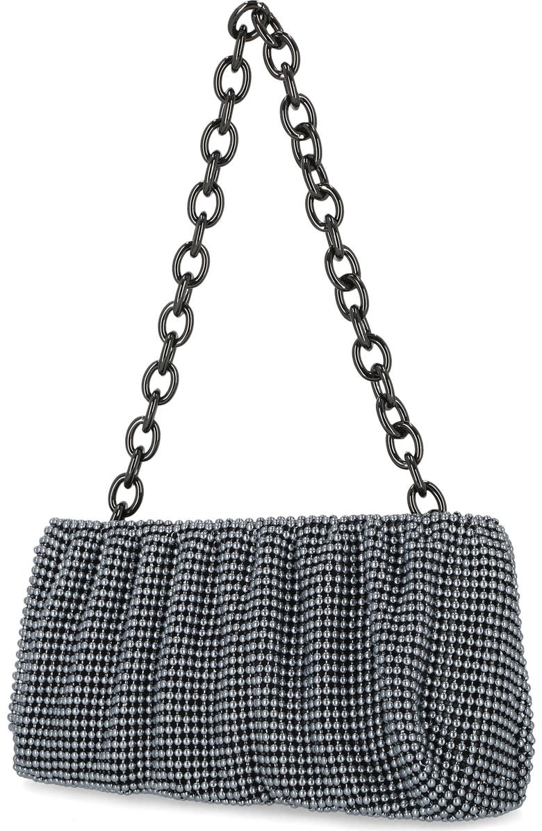 Jessica McClintock Ball Mesh Chain Convertible Clutch, Alternate, color,
