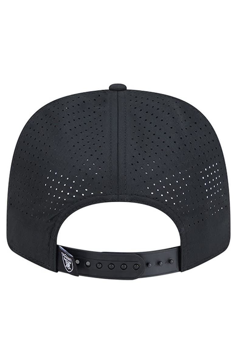 New Era Men's New Era Black Las Vegas Raiders Script 9SEVENTY Adjustable Hat, Alternate, color, Black