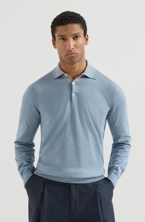 Polo-style sweater