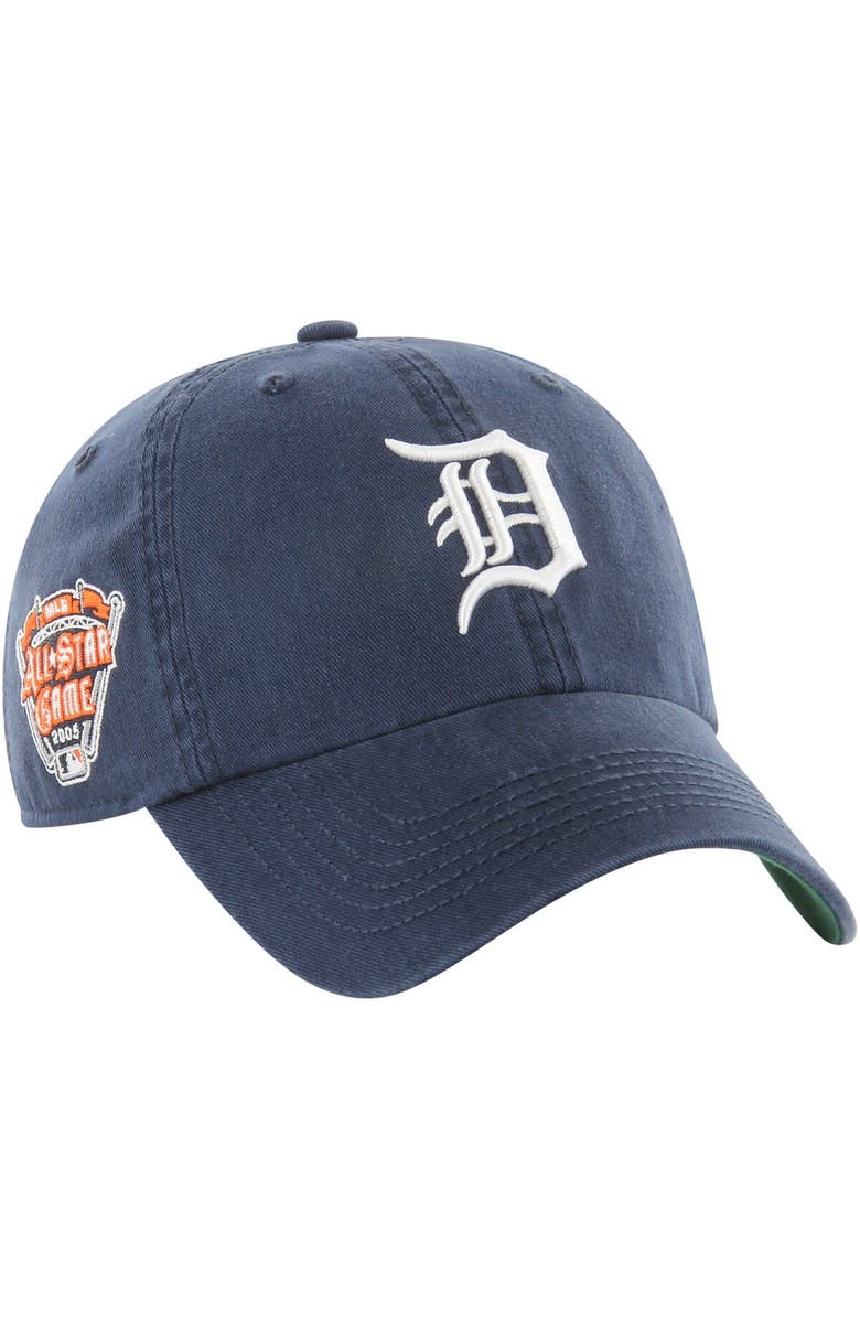 '47 Men's '47 Navy Detroit Tigers Sure Shot Classic Franchise Fitted Hat, Main, color, 
