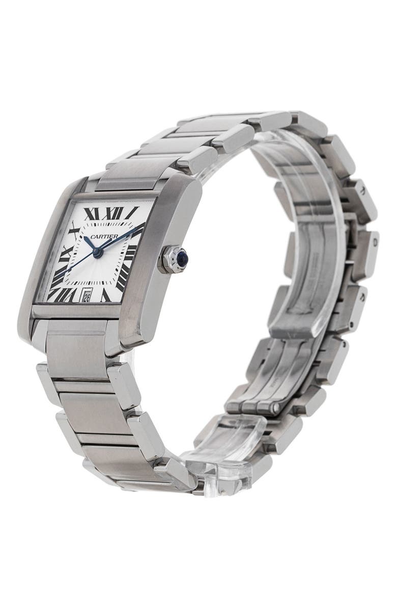 Watchfinder & Co. Cartier Preowned Tank Francaise Bracelet Watch, 27mm, Alternate, color,