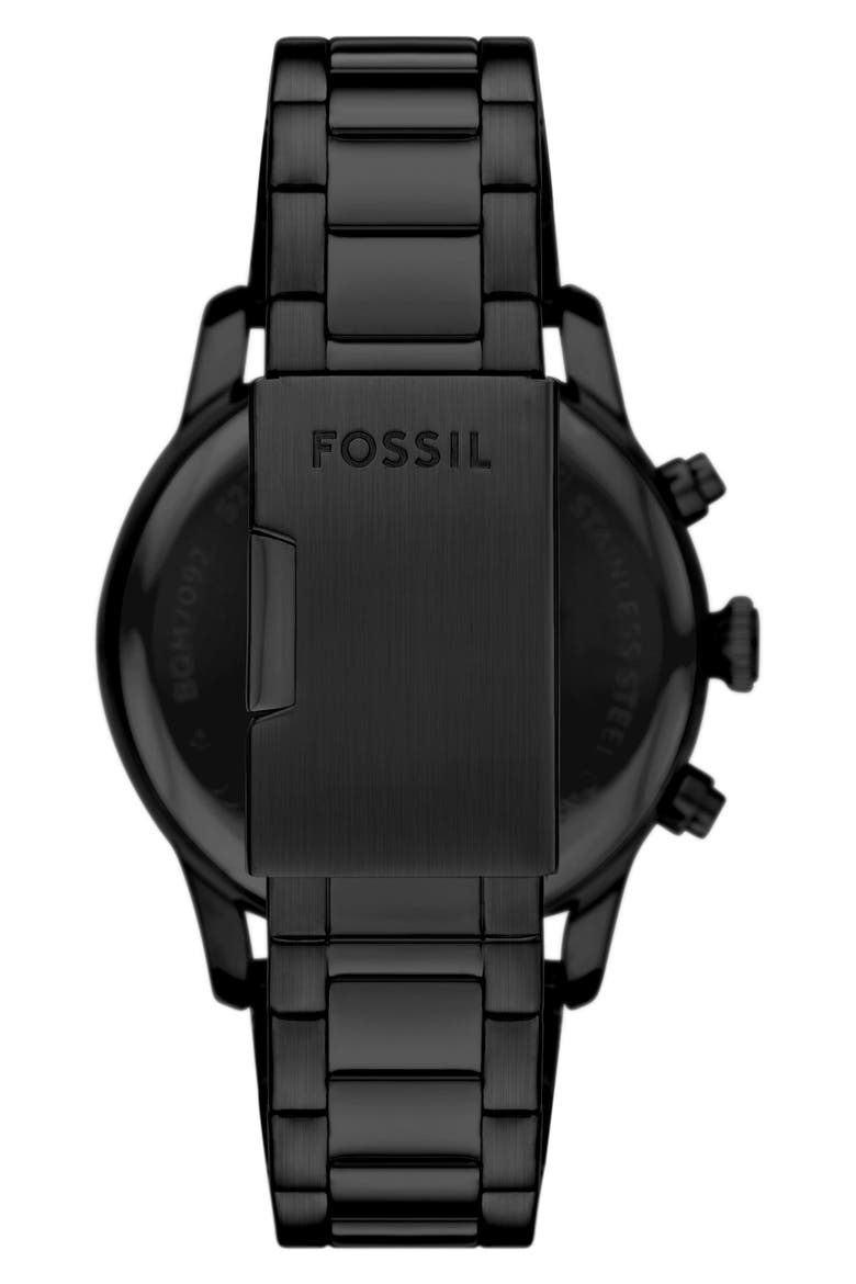 Bennett Multifunction Bracelet Watch, 45mm, Alternate, color, BLACK